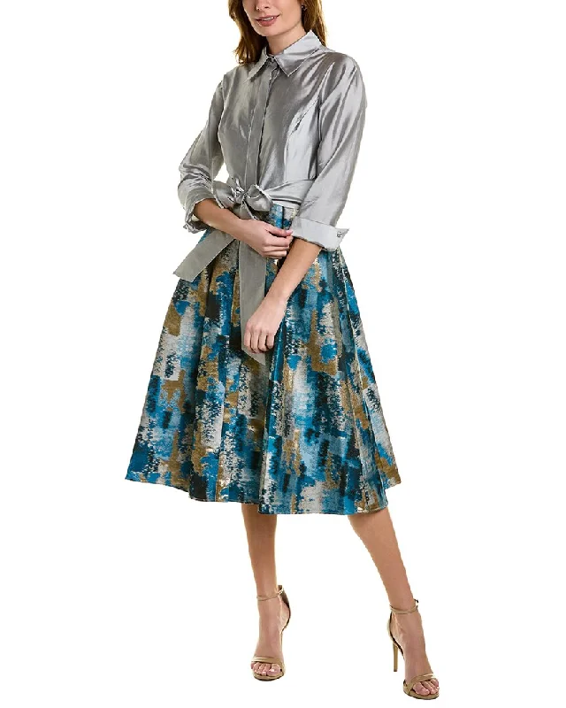Seaside sophisticationTeri Jon by Rickie Freeman Shirt Gown