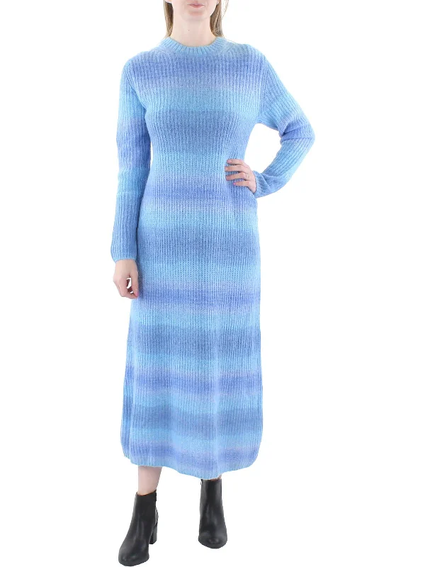 Sporty-glamWomens Knit Long Sweaterdress