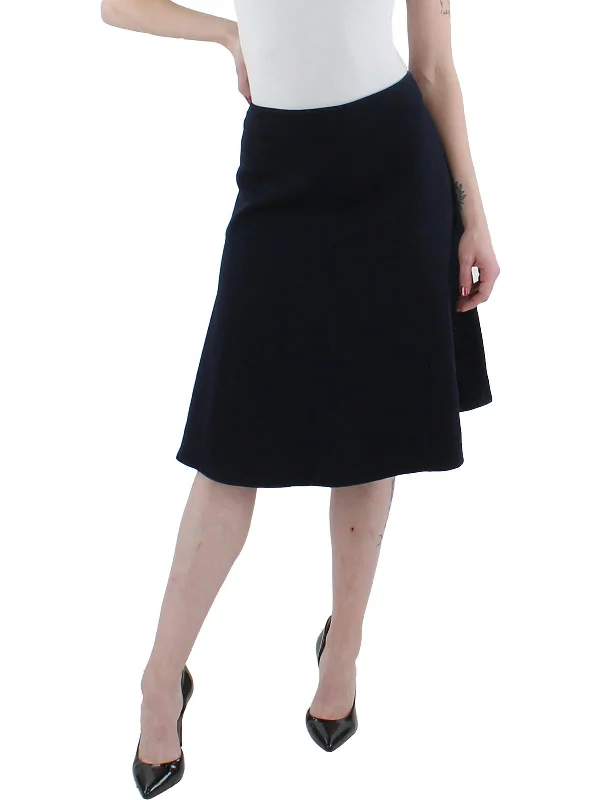 Bold-cutWomens Midi Flared A-Line Skirt