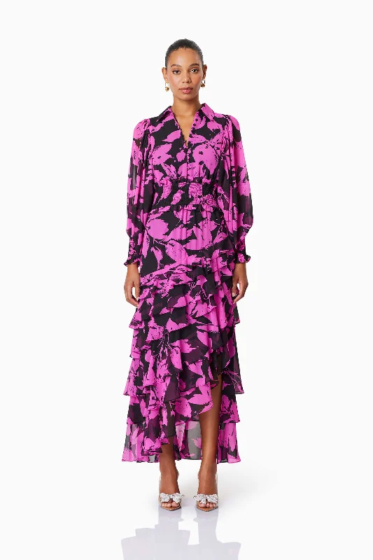 Carefree bohemianYuna Hilo Maxi Dress In Pink