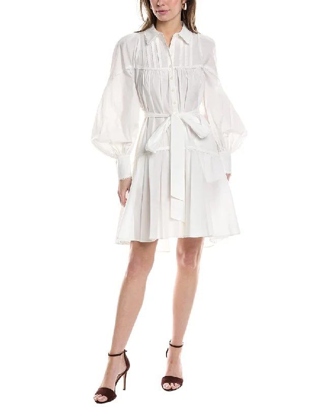 Layered-coolMarchesa Notte Disa Mini Shirtdress
