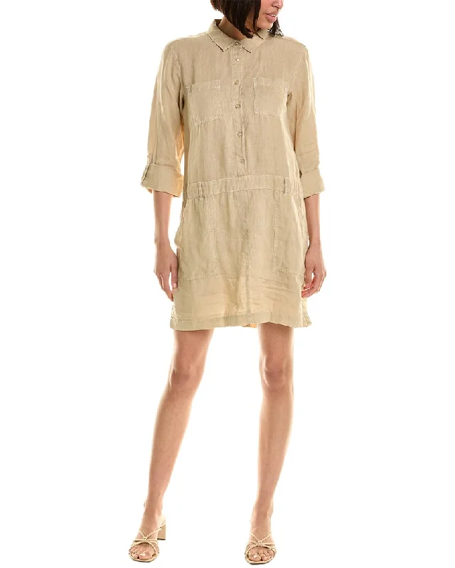 Graphic-heavyMichael Stars Pilar Linen Shirtdress