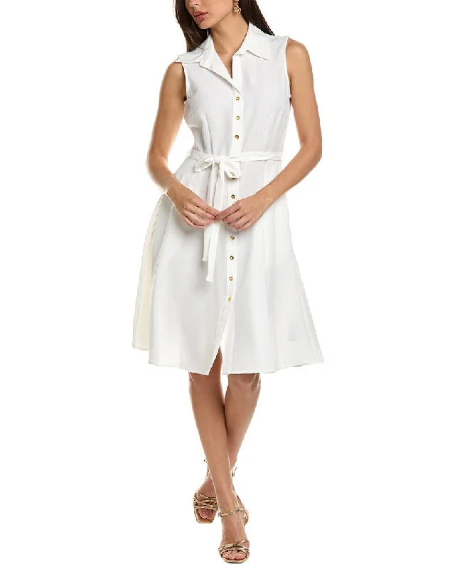 Urban-chicSharagano Tie Waist Shirtdress