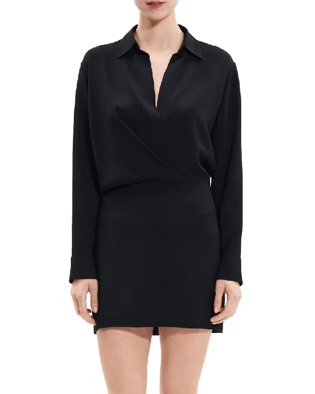 Hollywood-glamTheory   Wrap Shirtdress