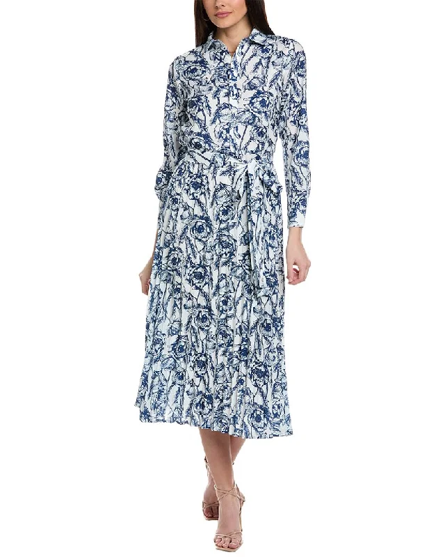 VogueYAL New York Pleated Shirtdress