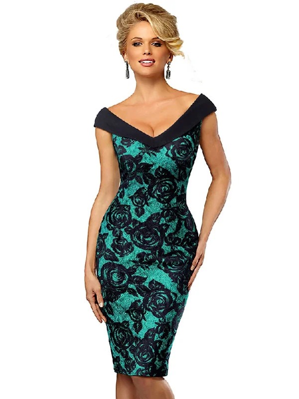 Avant-gardeContrast Color Elegant Party Dress