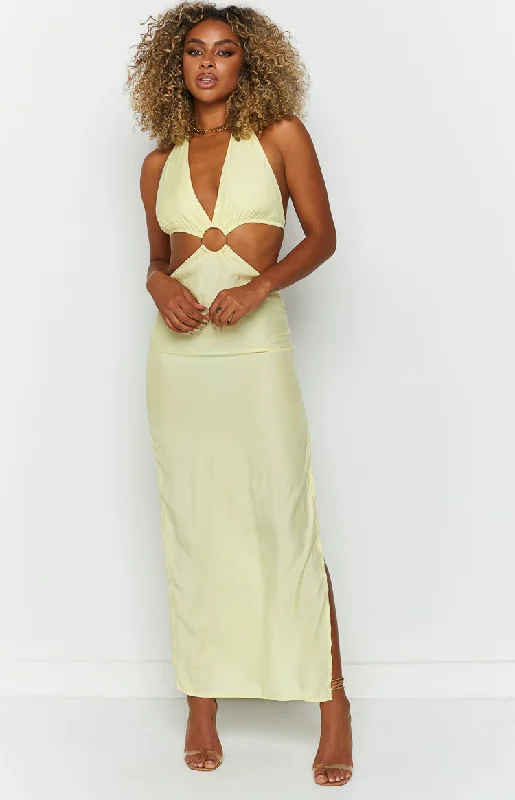 Crisp-cleanImpala Lemon Maxi Dress