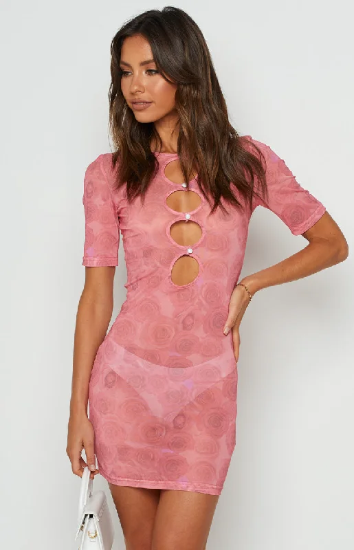 Pure & simpleLioness Hysteria Mesh Dress Pink