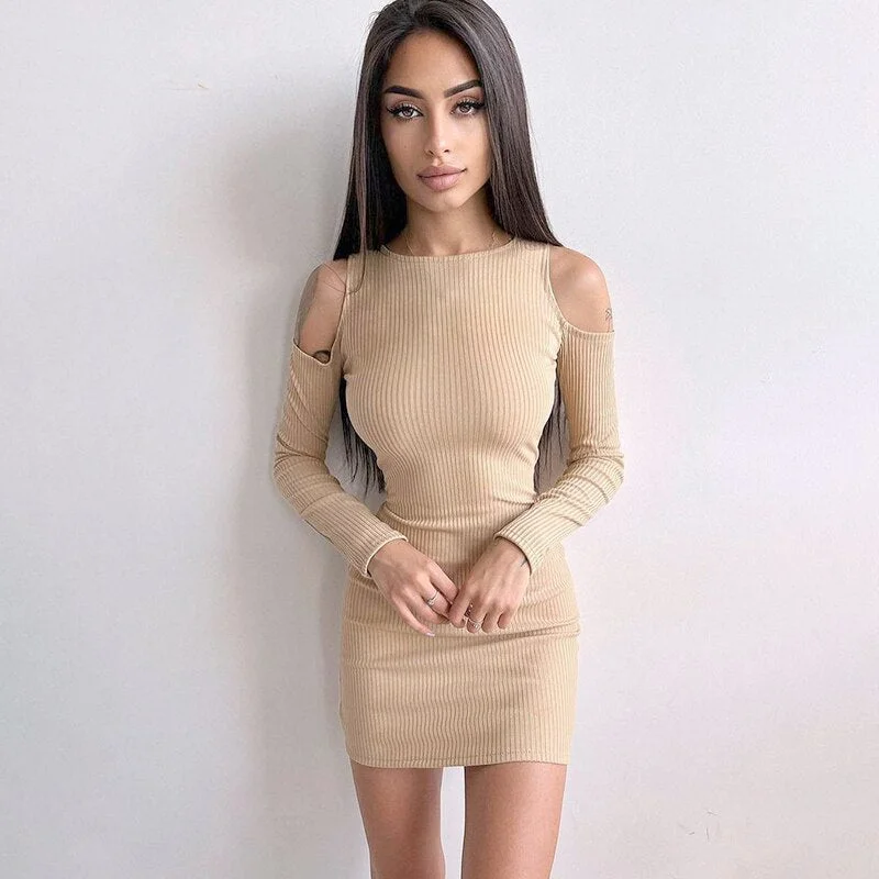 NostalgicWomen Mini Bandage Dress