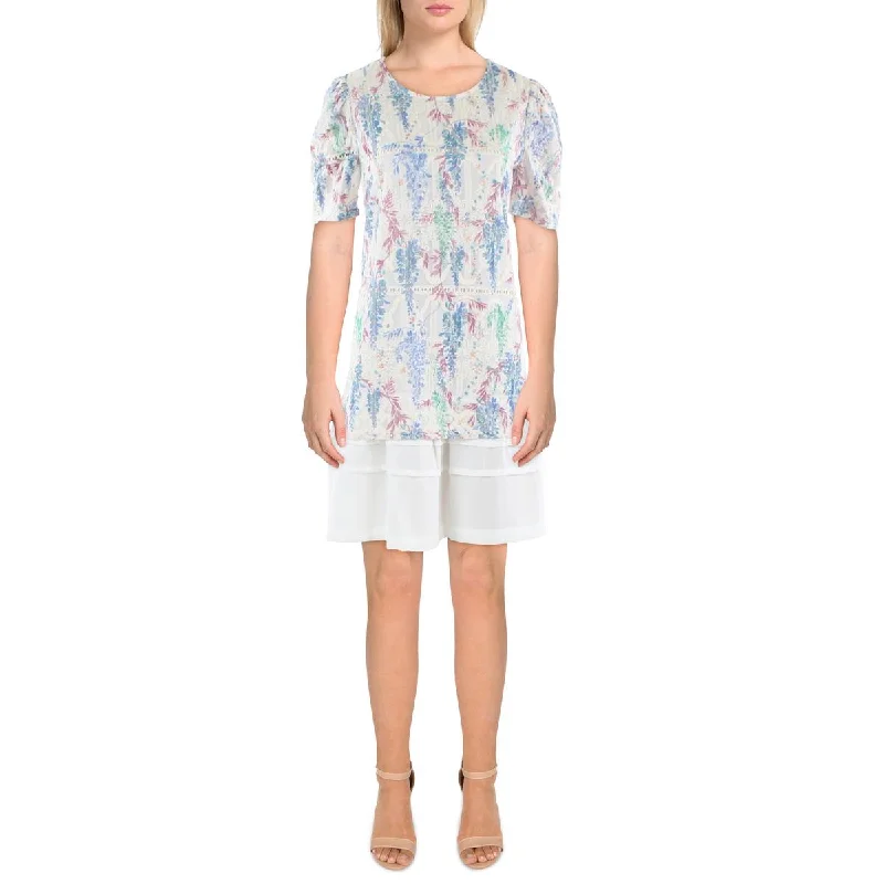 SophisticatedGracia Womens Daytime Floral Shift Dress