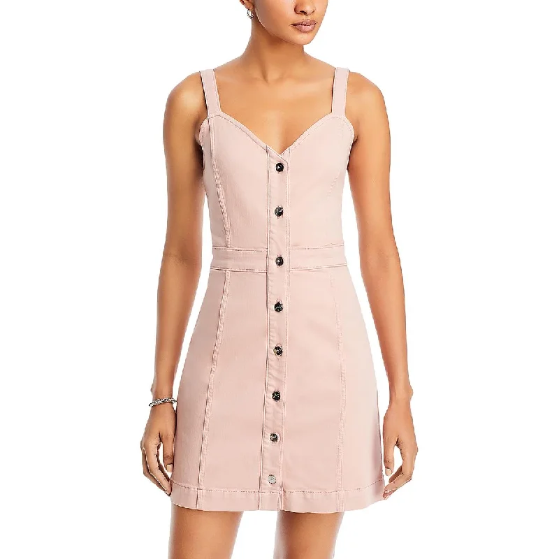 Feminine & refinedJen7 by 7 for All Mankind Womens Denim Mini Shirtdress