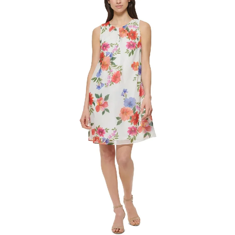 ElegantJessica Howard Womens Petites Wedding Mini Shift Dress