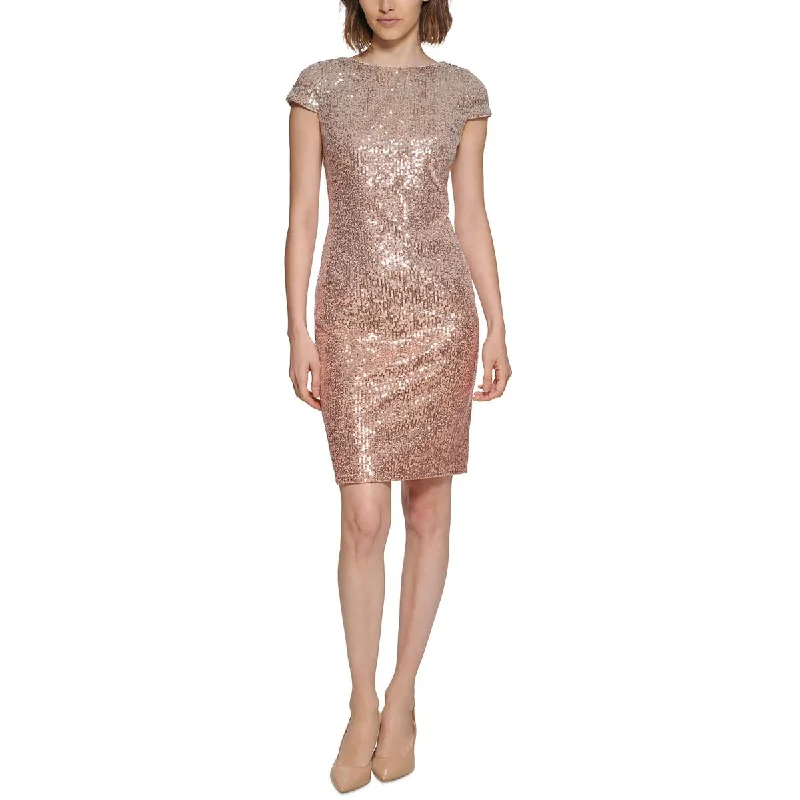 Floating beautyCalvin Klein Womens Ombre Knee Length Shift Dress