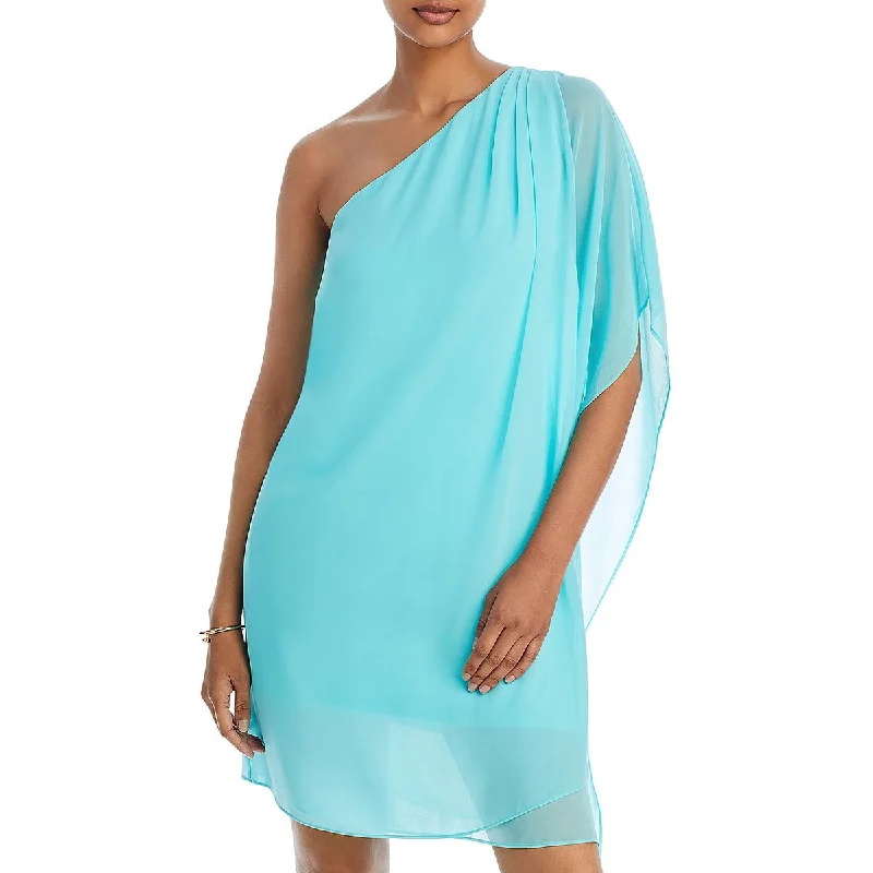 Pared-down styleKobi Halperin Womens Sabrina Chiffon Short Shift Dress