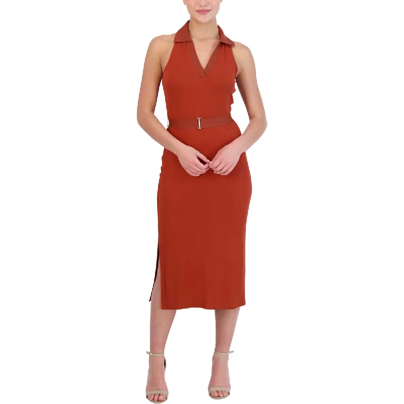 Goddess-likeLaundry by Shelli Segal Womens V-Neck Polo Shift Dress