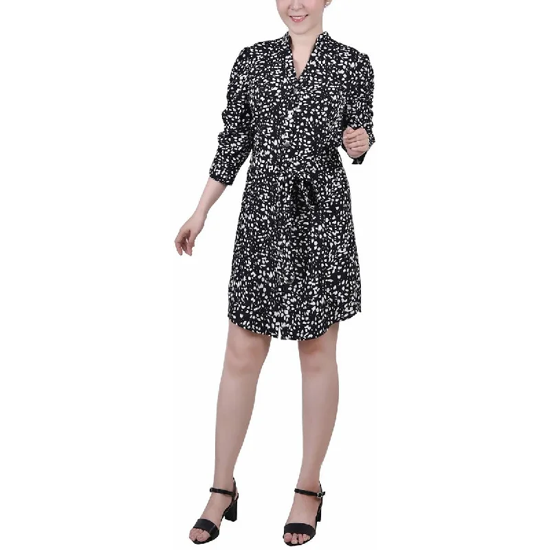Capsule-wardrobe readyNY Collection Womens Petites Office Professional Shirtdress