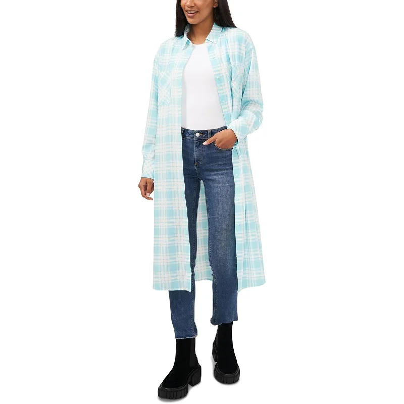 Bold-cutRiley & Rae Womens Plaid Midi Shirtdress