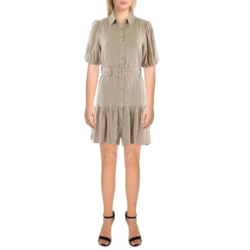 Soft & flowyWalter Baker Womens Tyanna Collar Mini Shirtdress
