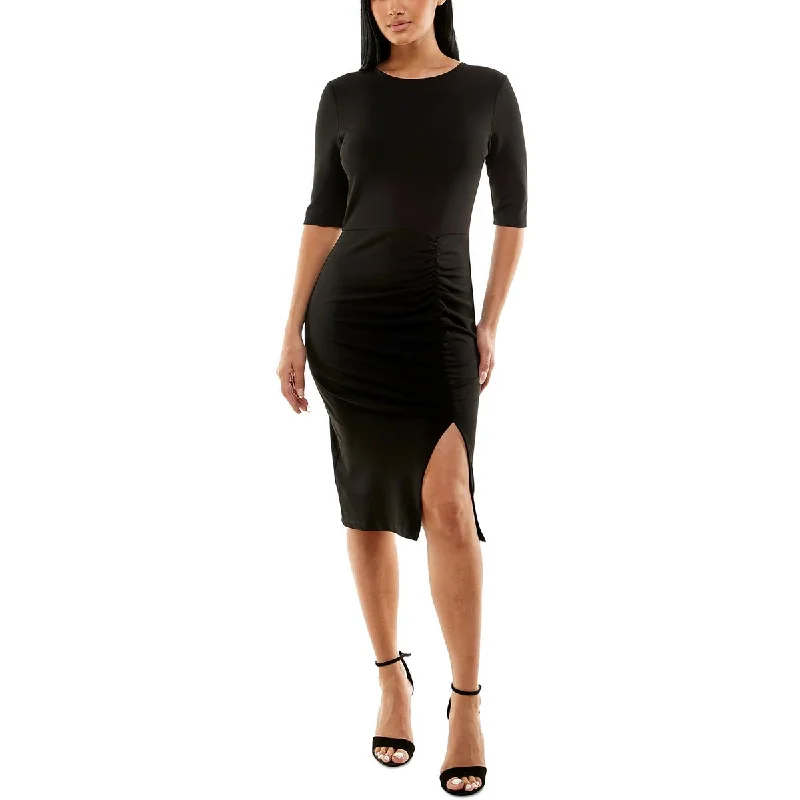 Underground-chicB. Darlin Womens Juniors Ruched Polyester Bodycon Dress