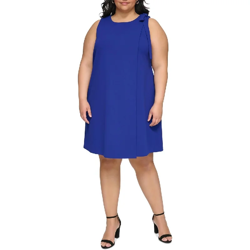 Understated eleganceDKNY Womens Plus Business Knee-Length Sheath Dress