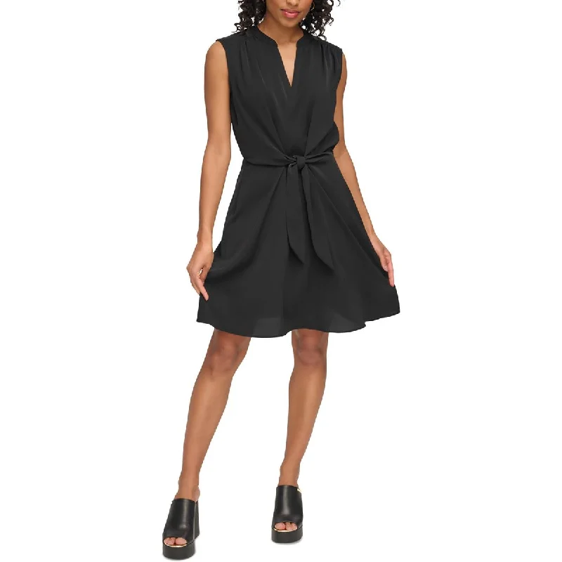 Desert-chicDKNY Womens Side Tie  Sheath Dress