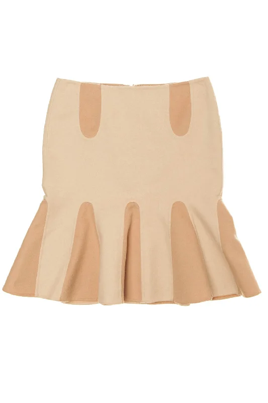 Ultra-feminineOriginal Alexander McQueen - Pink Flare Mini Skirt - IT 38
