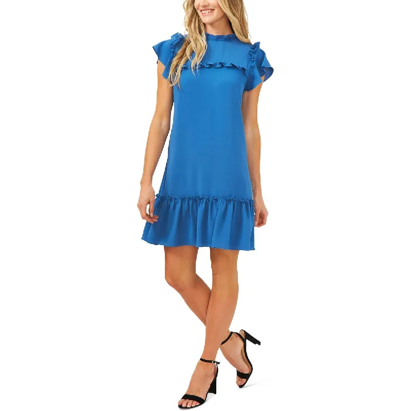 Rocker-chicCeCe Womens Holiday 2 Stretch Mini Sheath Dress