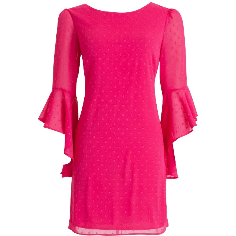 DramaticConnected Apparel Womens Above Knee Textured Sheath Dress