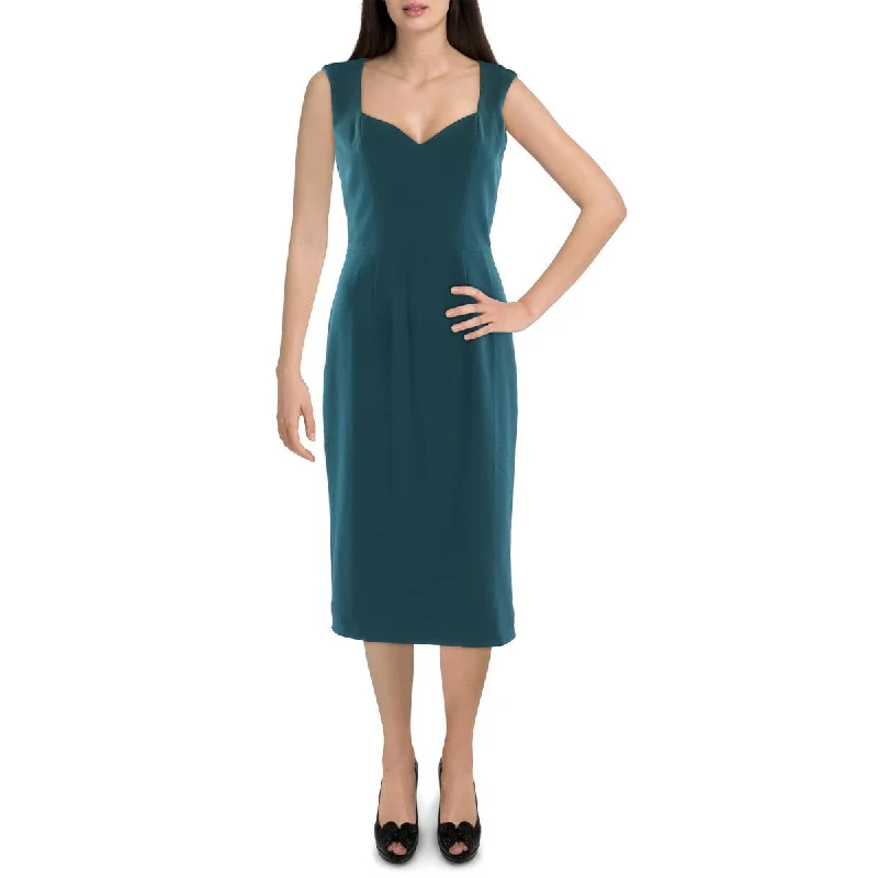 Multi-pocket-styleDress The Population Womens Sweetheart Neck Sleeveless Bodycon Dress