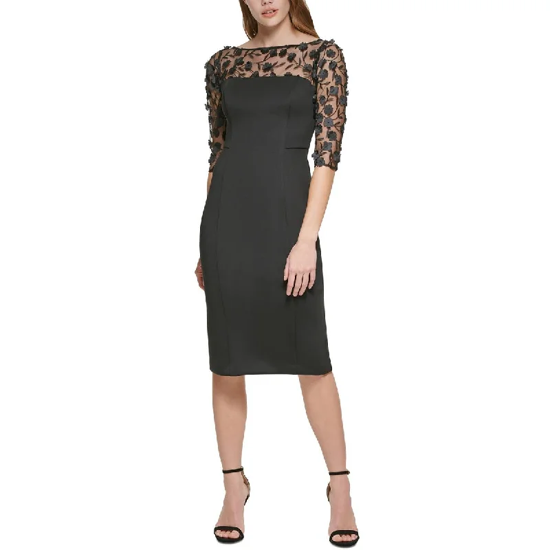 Whimsical charmEliza J Womens Lace Short Sheath Dress