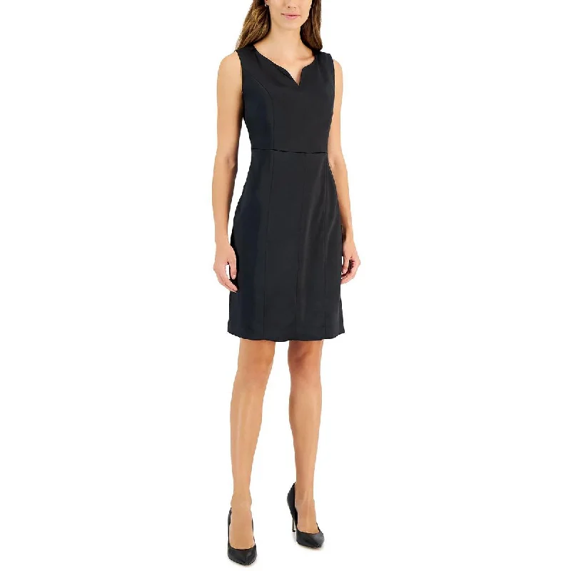 Sensual eleganceKasper Womens Satin Knee-Length Sheath Dress