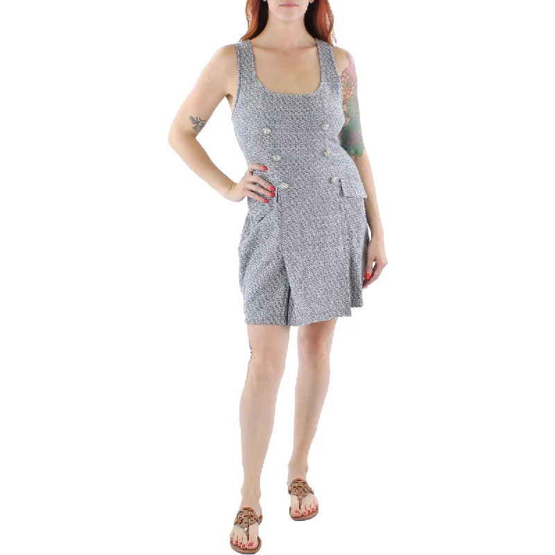 Grunge-inspiredKingston Grey Womens Juniors Tweed Sleeveless Sheath Dress