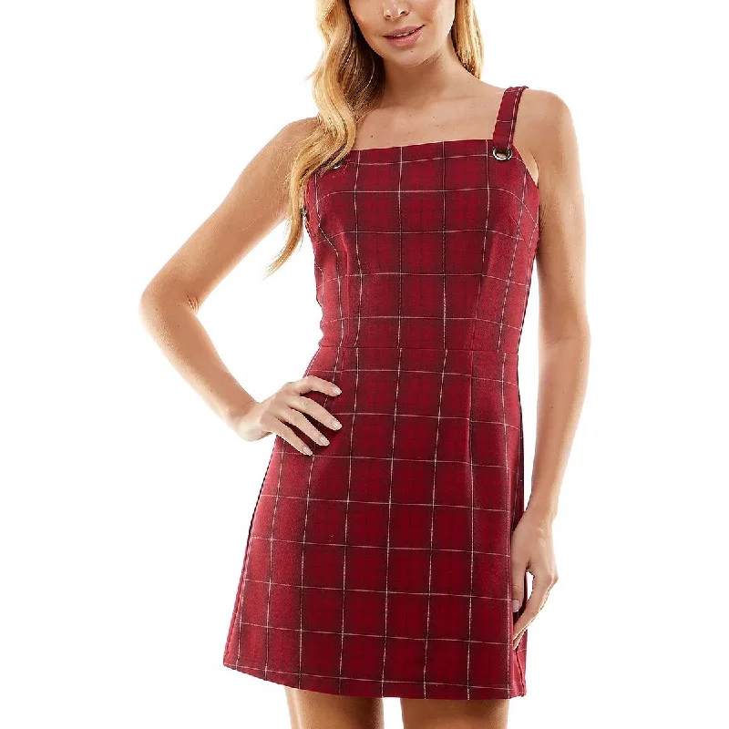 Metropolitan-coolKingston Grey Womens    Windowpane Mini Sheath Dress