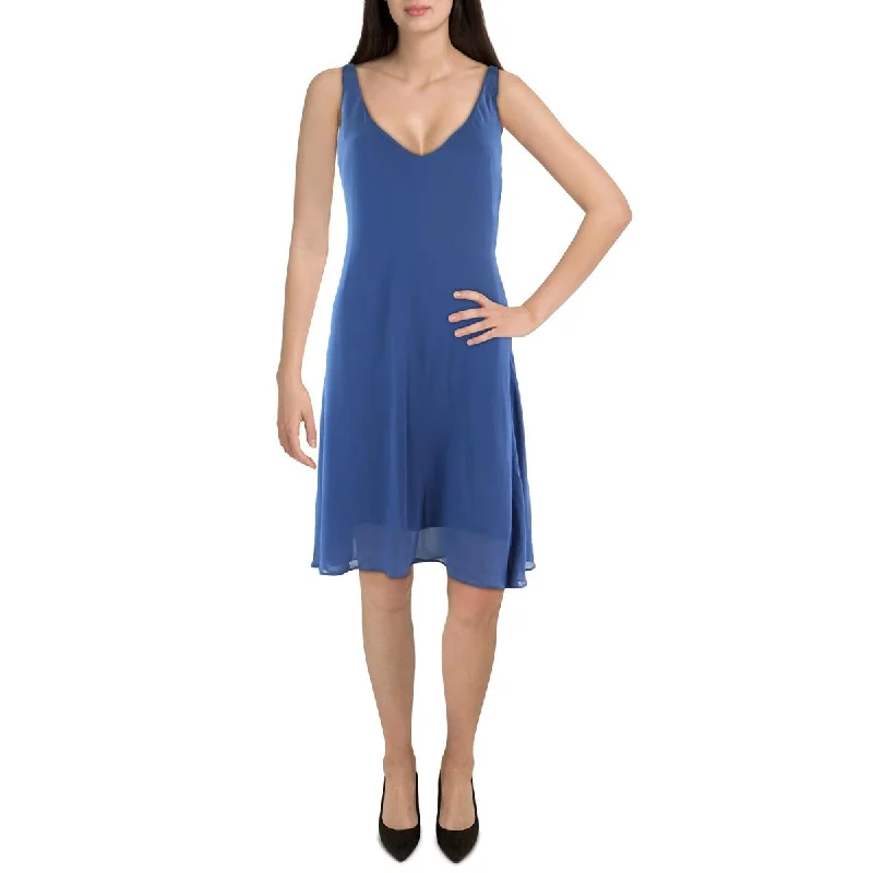 Sleek-functionalityLauren Ralph Lauren Womens Solid Midi Sheath Dress