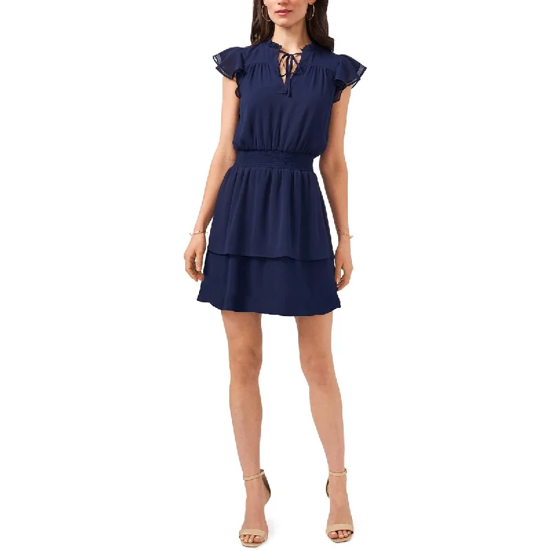 Pure & simpleMSK Womens Petites Formal Mini Sheath Dress