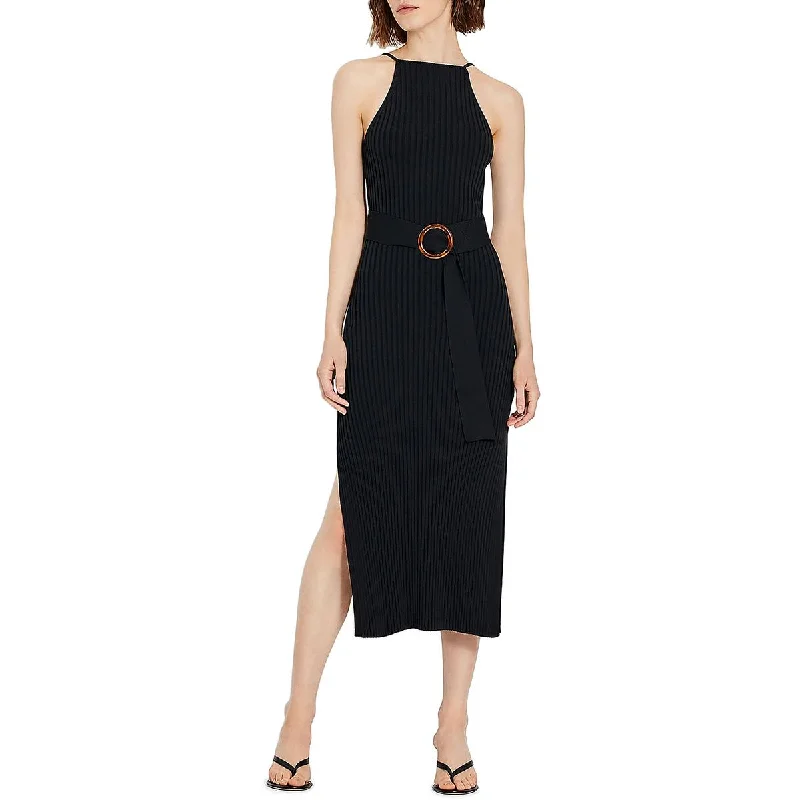 Weatherproof-fashionNicholas Womens Midi Halter Bodycon Dress