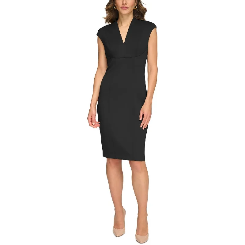 ModernTommy Hilfiger Womens Slit  Sheath Dress