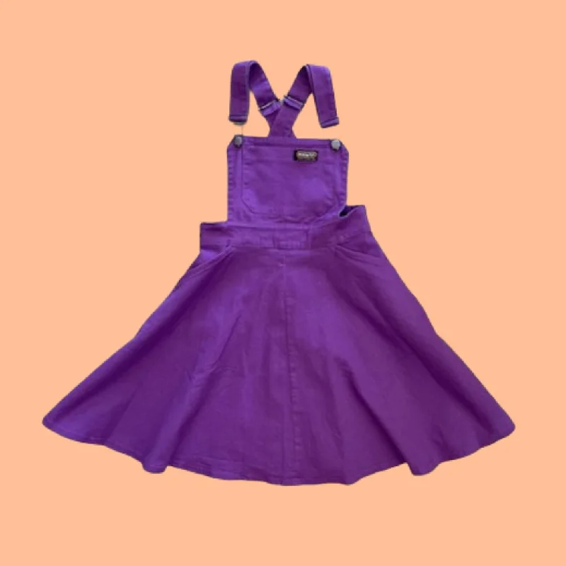 OpulentRun and Fly Purple Flared Pinafore