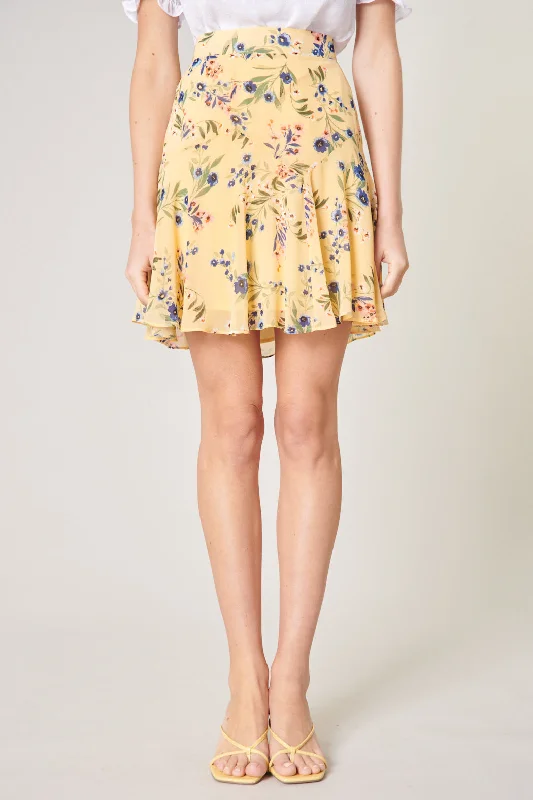 ElegantSunny Salou Eden Flared Mini Skirt