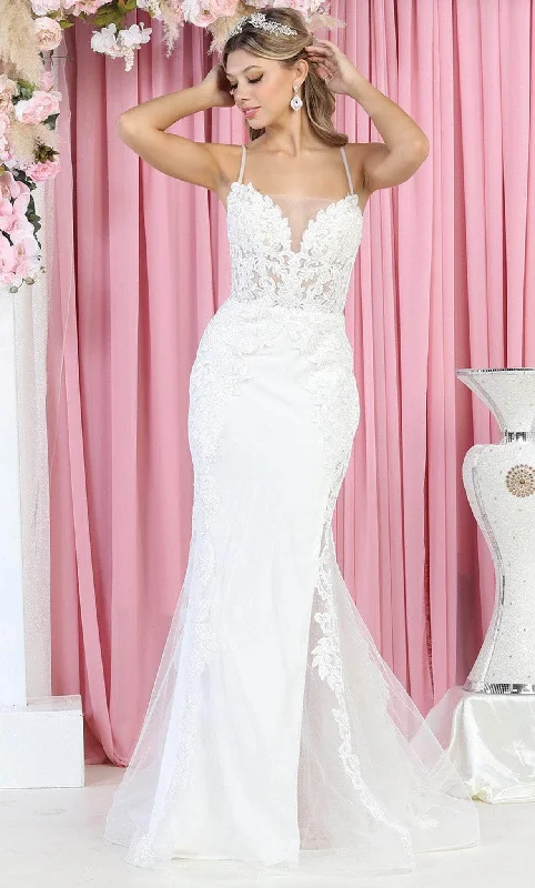 Pared-down styleMay Queen RQ7919 - Mermaid Gown