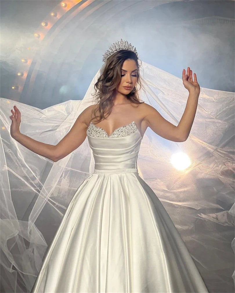 Multi-pocket-styleWedding Dresses Sparkly V-Neck Off Shoulder A-Line Backless Bridal Gowns Multi-pocket-styleWedding Dresses Sparkly V-Neck Off Shoulder A-Line Backless Bridal Gowns