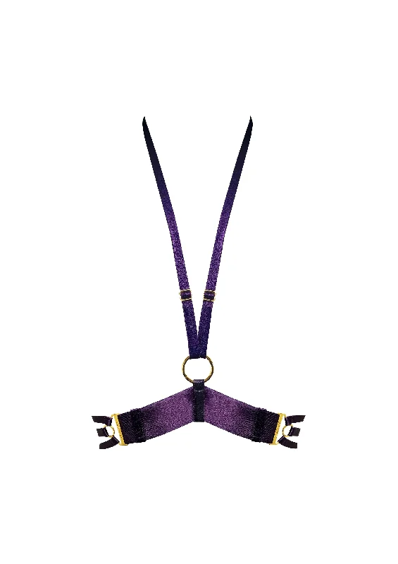 Bordelle Retta Multi-Strap Harness | DEEP PURPLE