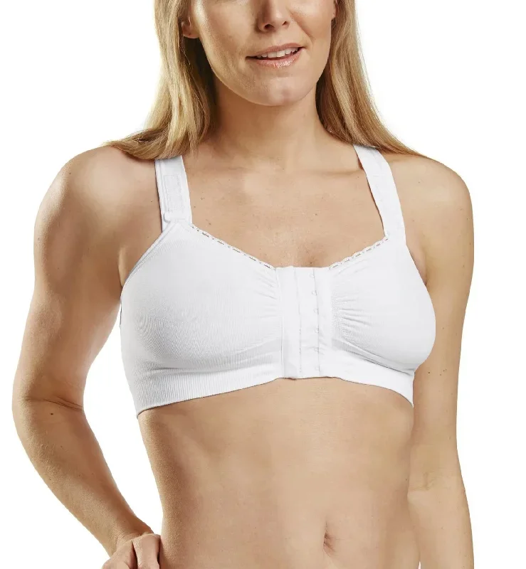 Carefix Alice Front Close Comfort Bra w/ Adjustable Straps (329150)- White