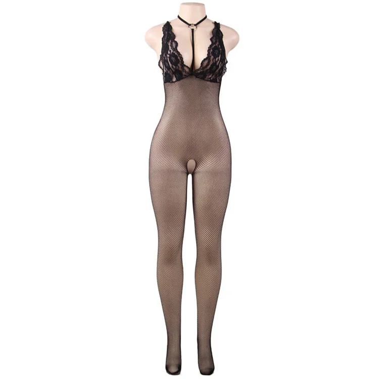 Plus Home Alone Fishnet Bodystocking