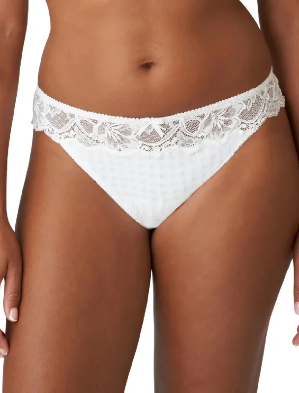 PrimaDonna Madison Thong, White | White Thong Panty | White PrimaDonna Panties