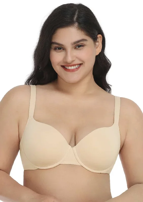 Virginia Lightly Padded Underwire Hypoallergenic T-shirt Bra